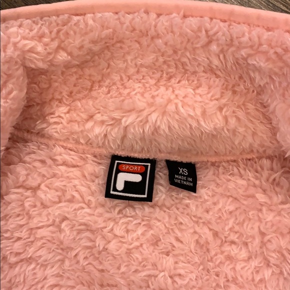 Fila Sport Soft Fuzzy Pink Jacket - Picture 5 of 7
